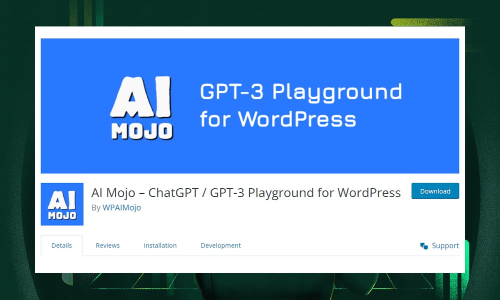 AI Mojo WordPress plugin