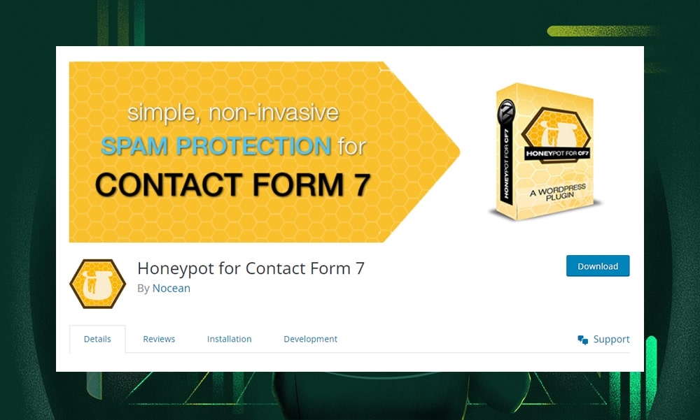 Honeypot plugin for Contact Form 7